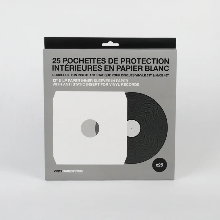 25 pochettes de protection intérieure en papier blanc