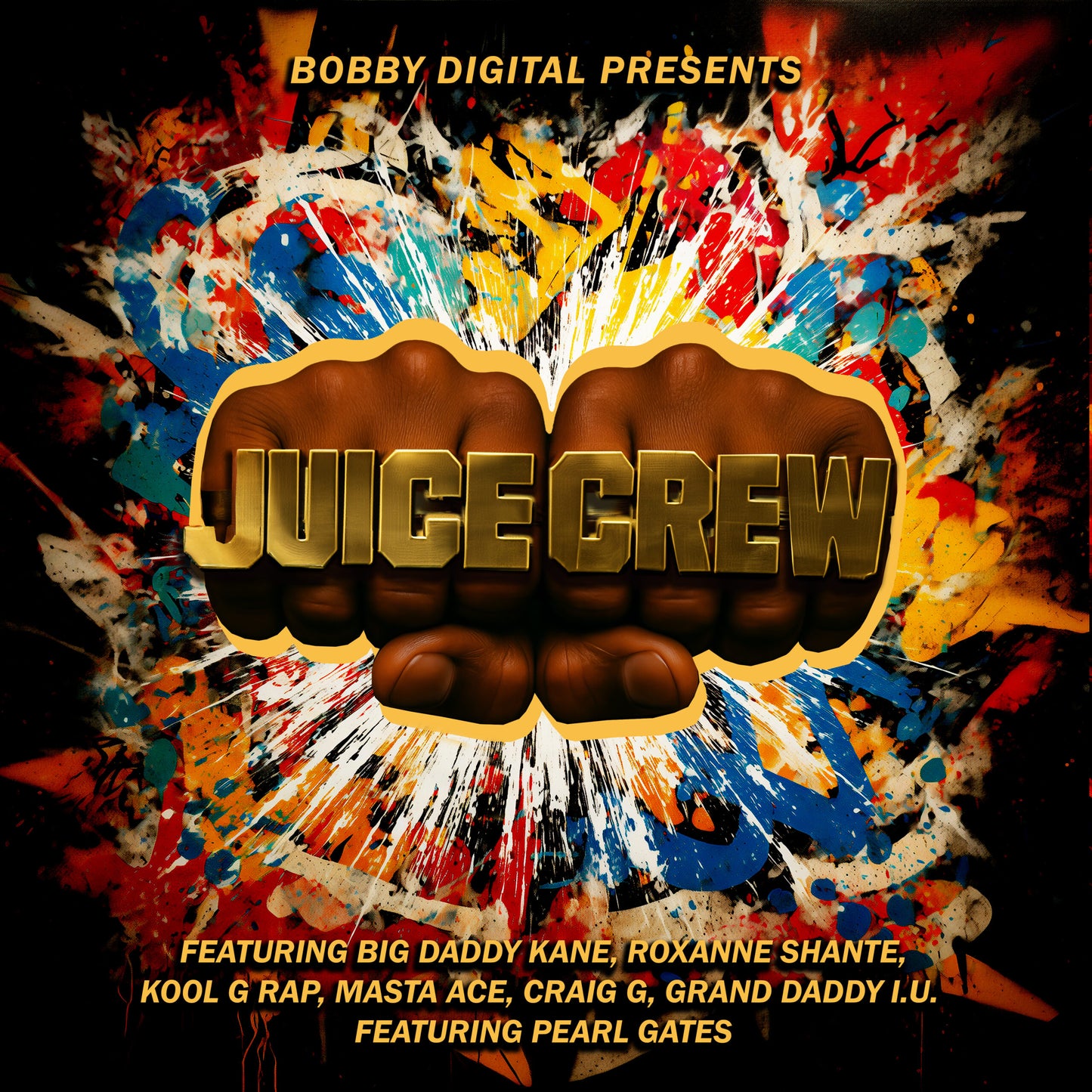 RZA, Juice Crew (Big Daddy Kane, Craig G, Roxanne Shanté, Kool G Rap Granddaddy I.U., Masta Ace, Pearl Gates) - Bobby Digital Presents: The Juice Crew