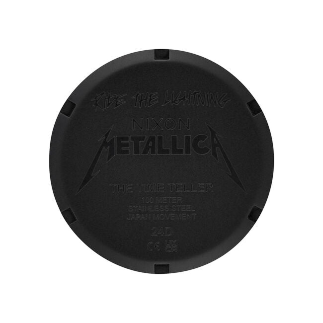 Nixon X Metallica Ride The Lightning Time Teller Watch