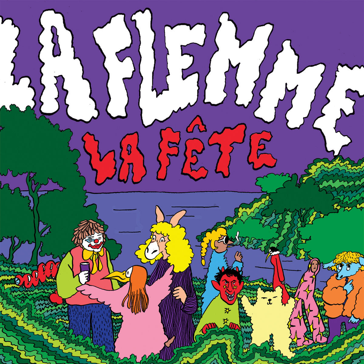 La Flemme - La Fête / Purple in Blue vinyl