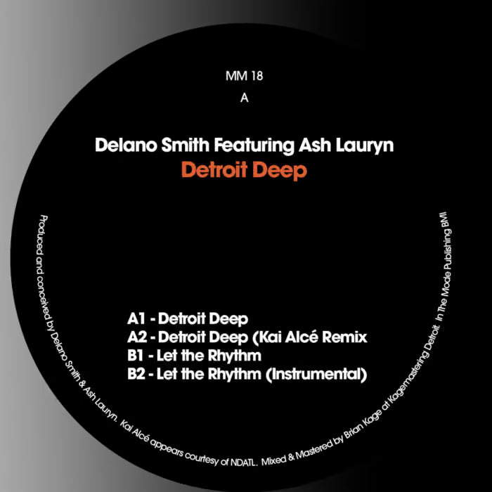 Delano Smith ft Ash Lauryn - Detroit Deep EP