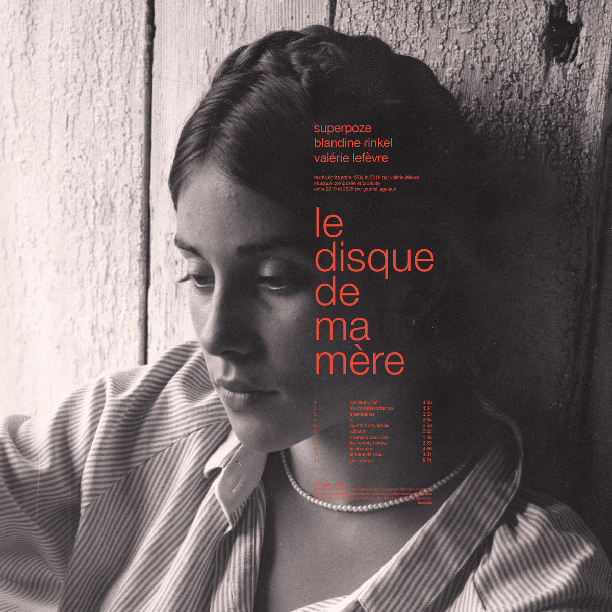 Superpoze Blandine Rinkel Valérie Lefèvre - Le Disque De Ma Mère