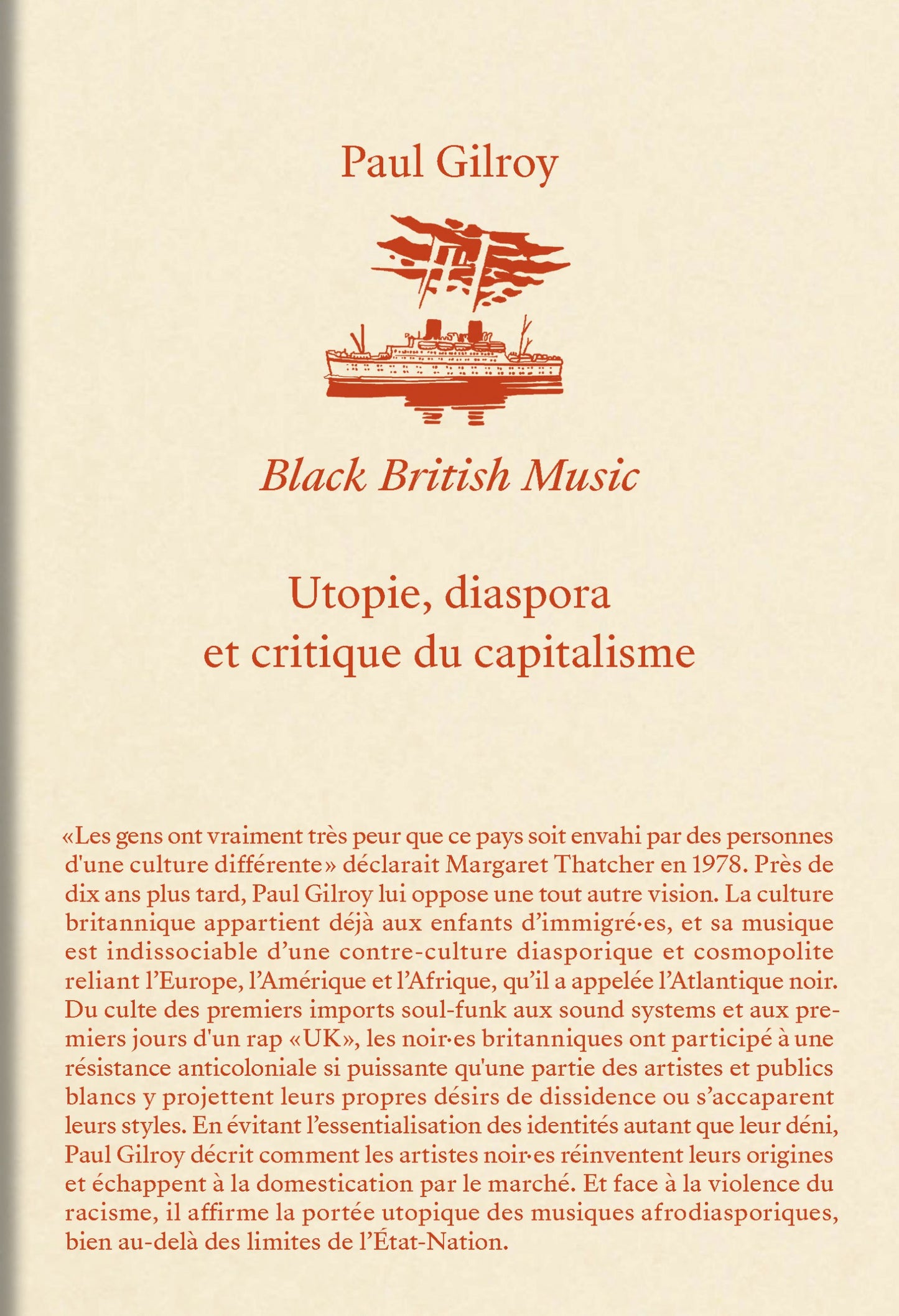 Black Biritish Music - Paul Gilroy