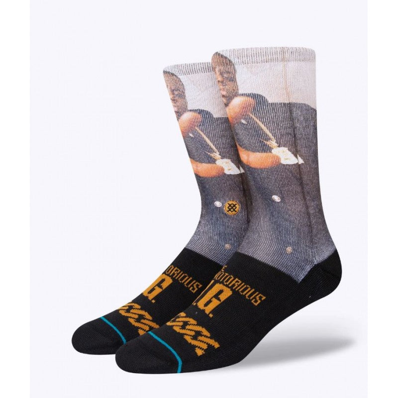 Stance The King of NY Crew sock X NOTORIOUS B.I.G.
