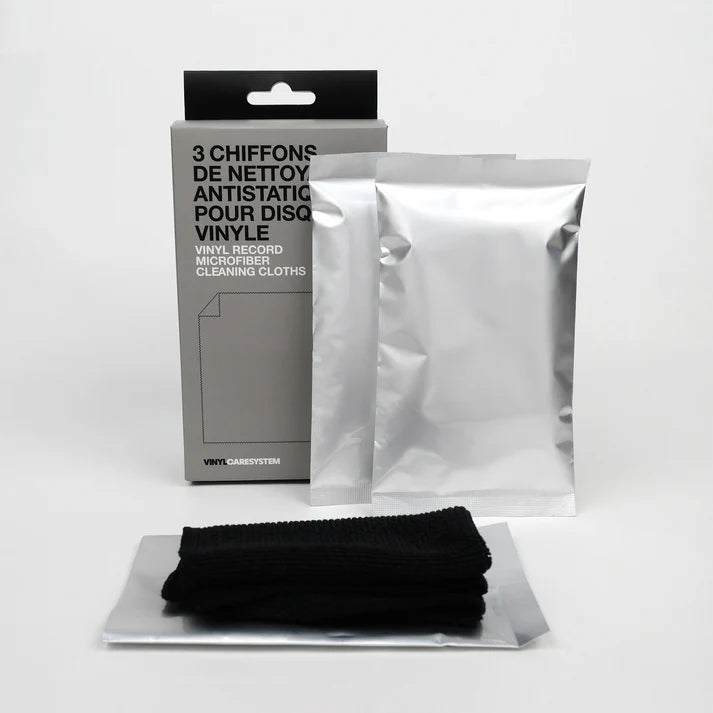 Vinyl Care System - 3 chiffons de nettoyage