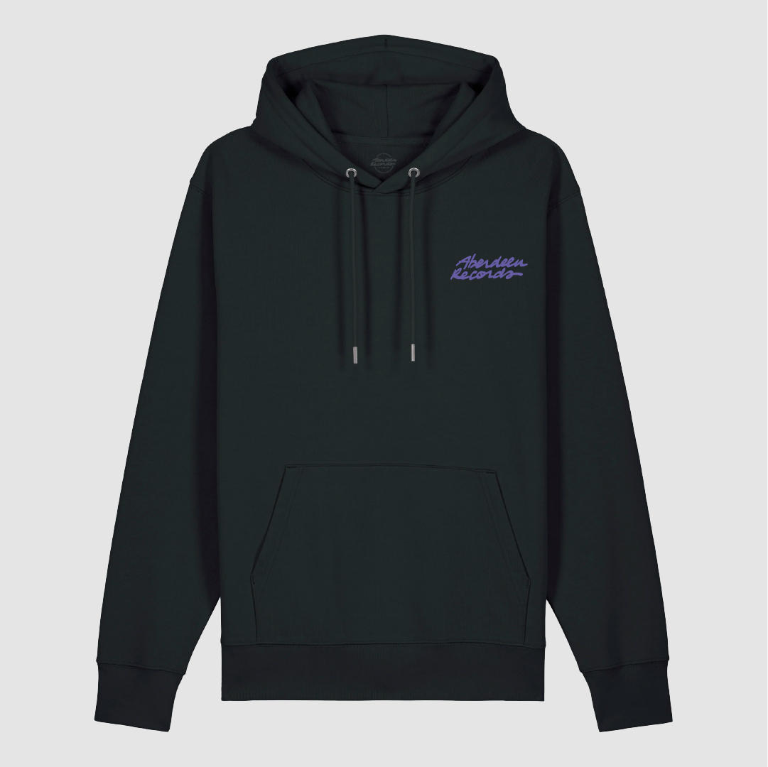 Hoodie Wave Wax Repeat Black / Violet