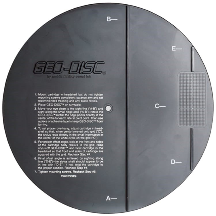 MOFI - Geo-Disc Cartridge Alignment Tool | Disque de réglage