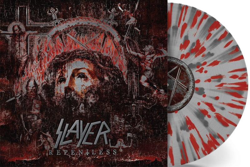 Slayer - Repentless (10 Anniv Limited Edition Crystal Clear And Silver & Red Splatter Vinyl)