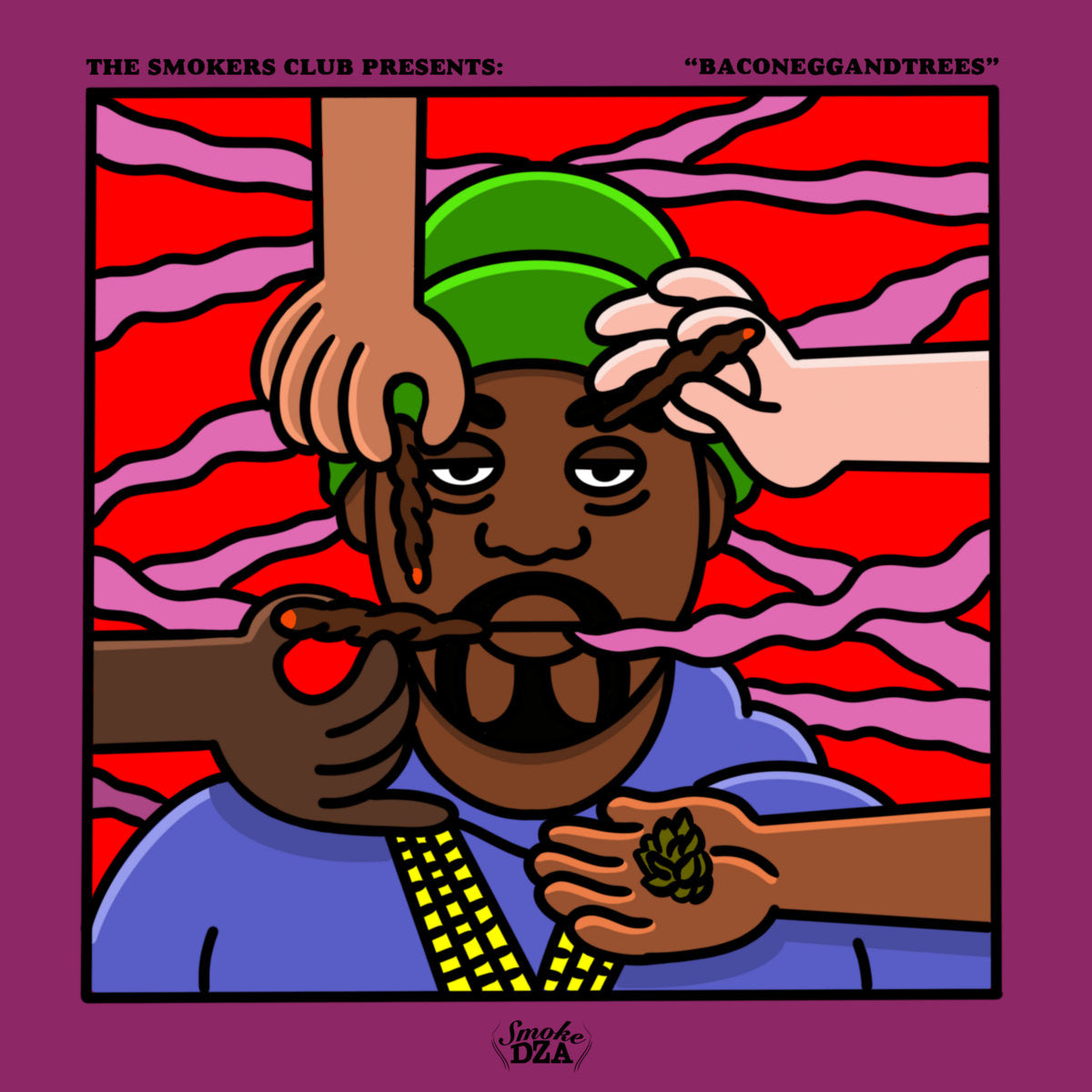 Smoke Dza - Baconeggandtrees (Limited Edition Vinyl Neon Green)