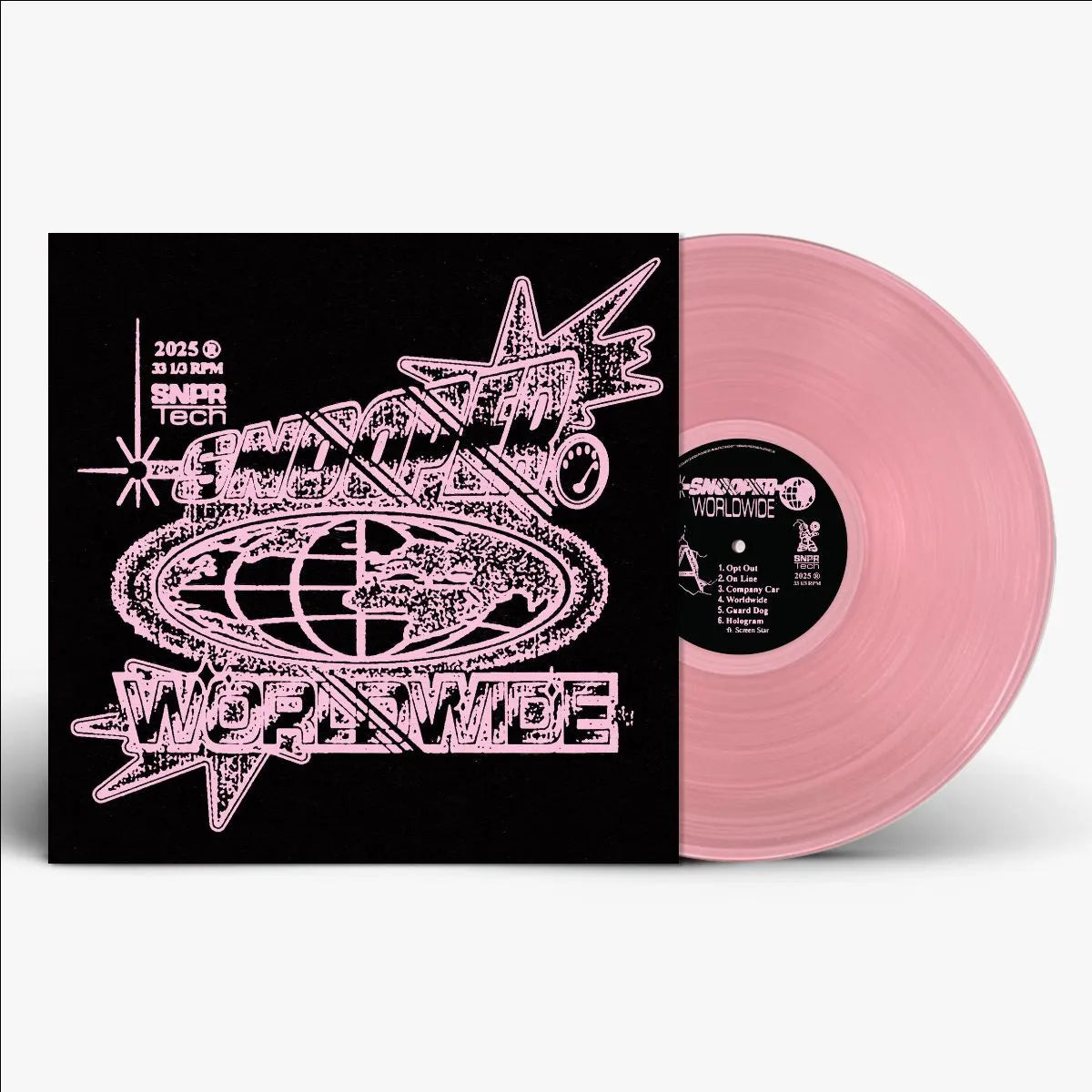 Snõõper - Worldwide | Vinyle Rose Transparent