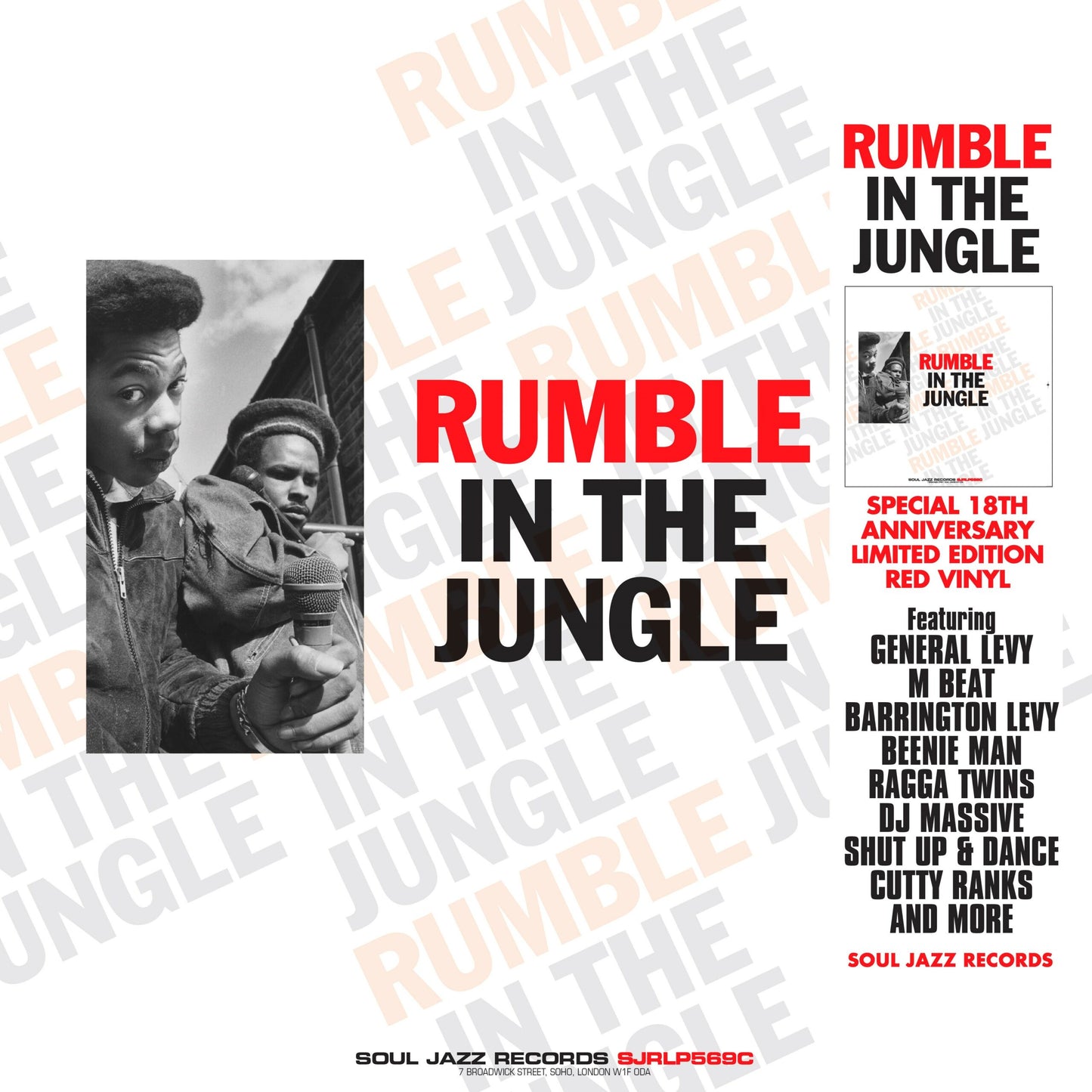 Soul Jazz Records Presents - Rumble In The Jungle | Limited Edition Red Vinyl RSD2025