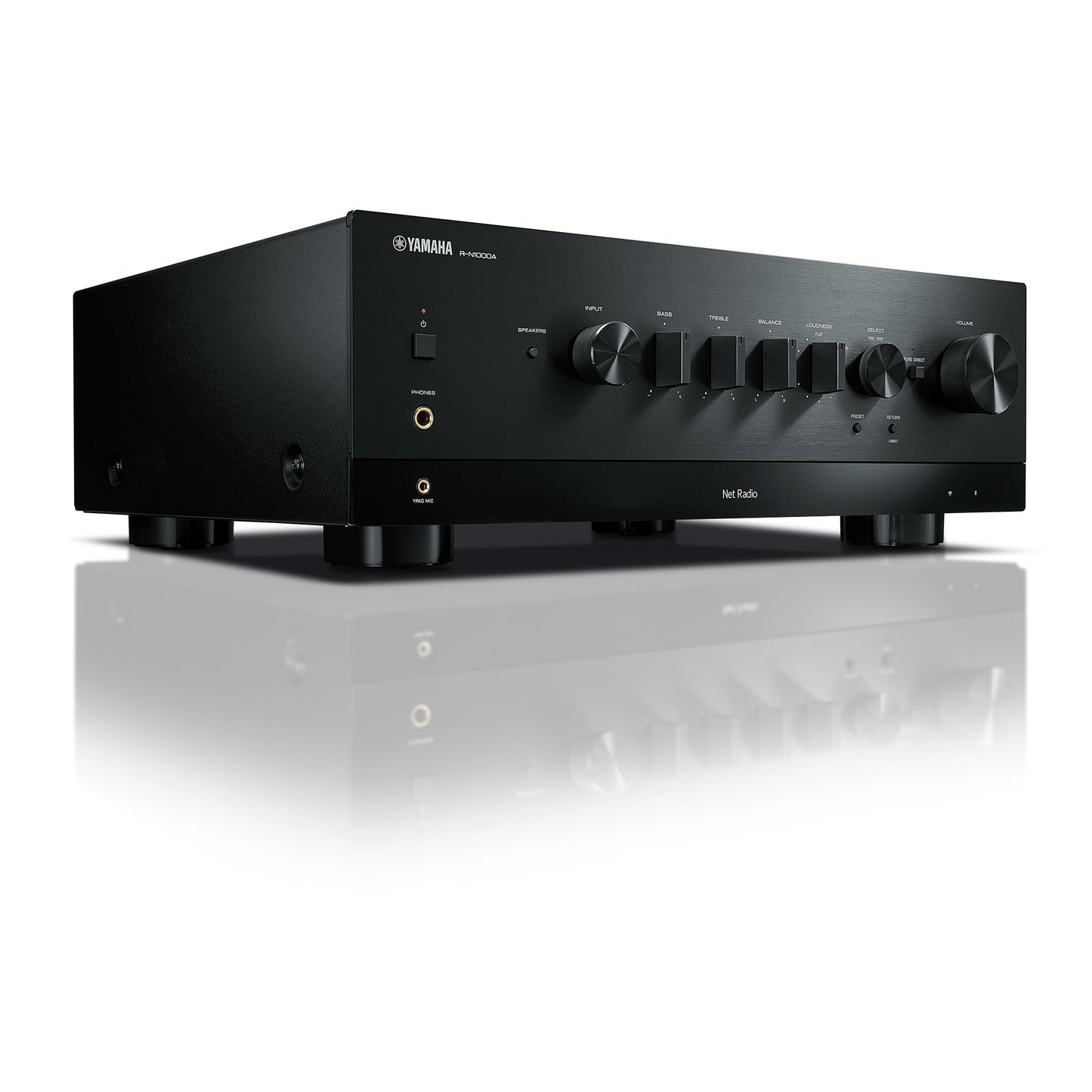 Yamaha - R-N1000A Black/Piano Black | Ampli Tuner Réseau