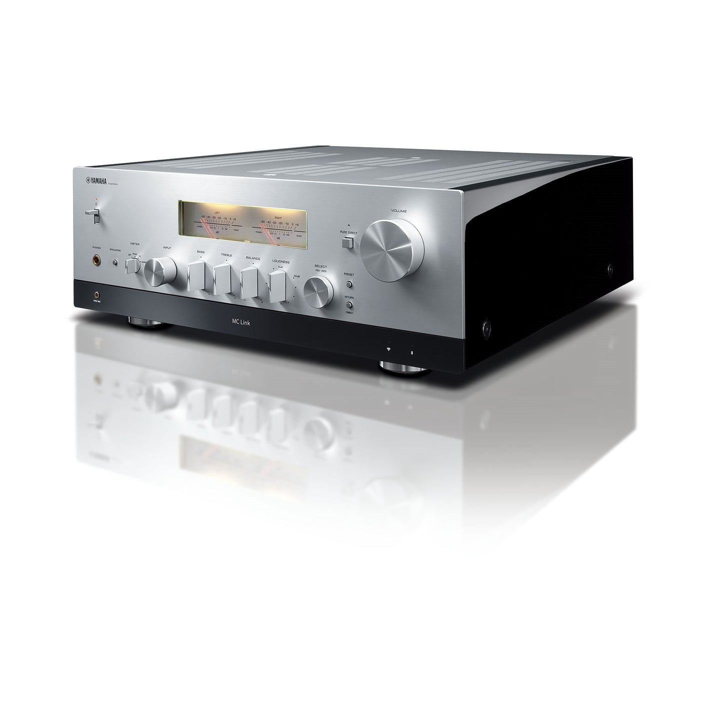 Yamaha R-N2000A | Silver/Piano Black