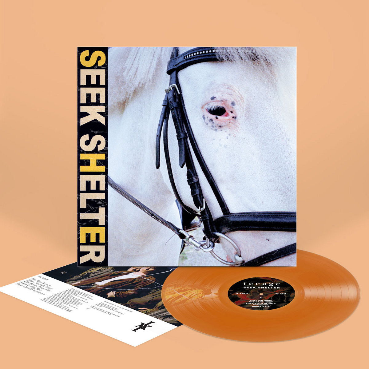 Iceage - Seek Shelter / Indies only translucent orange vinyl