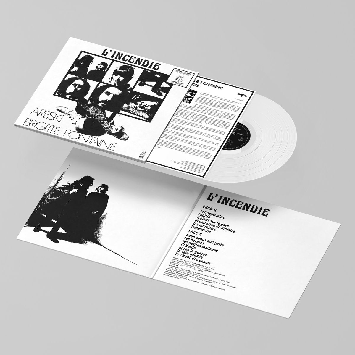 Areski & Brigitte Fontaine - L'Incendie [Deluxe Edition White 180g LP]
