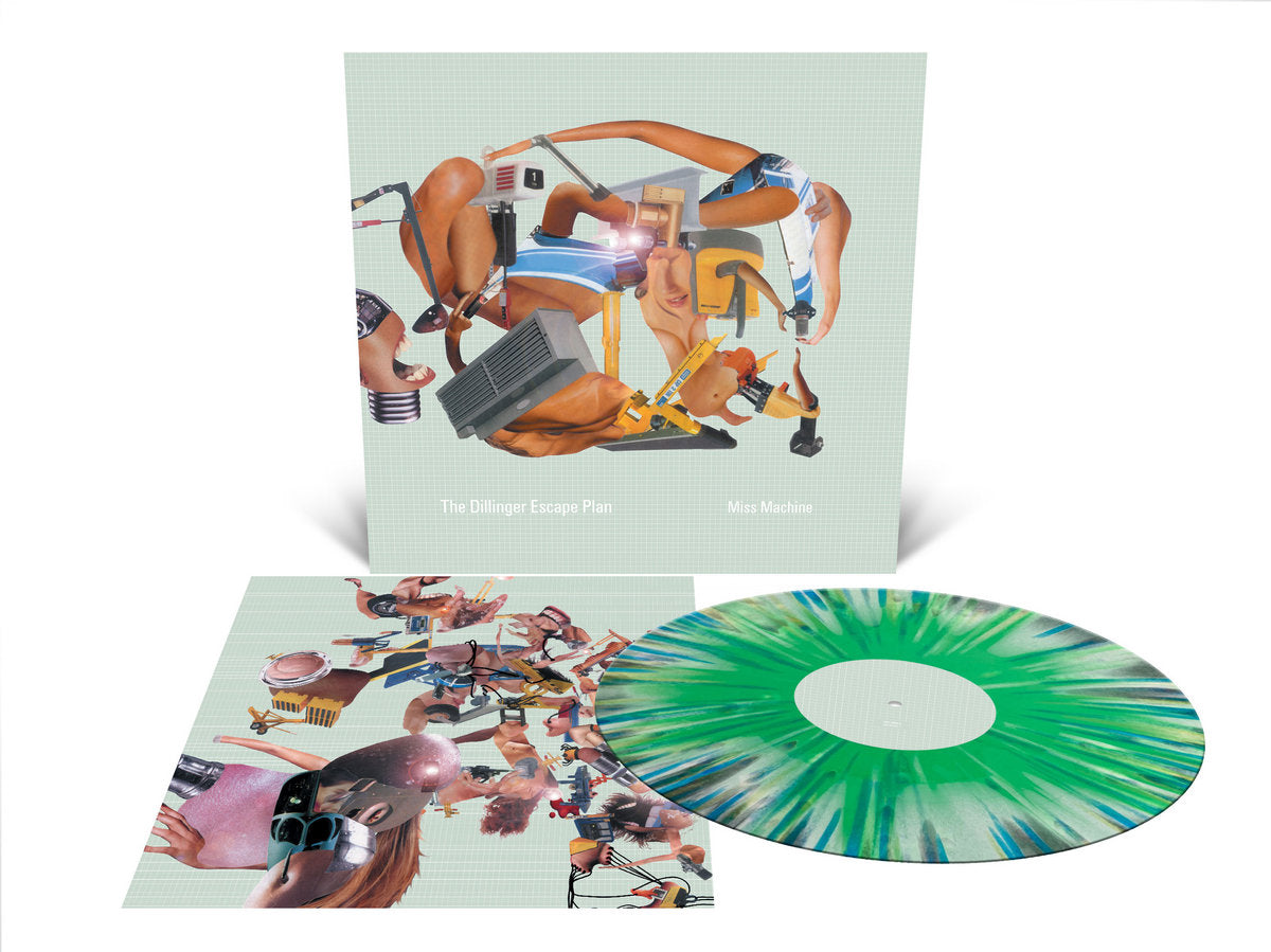 The Dillinger Escape Plan - Miss Machine [Mint Green, White and Metallic Silver Tri Color Merge LP]