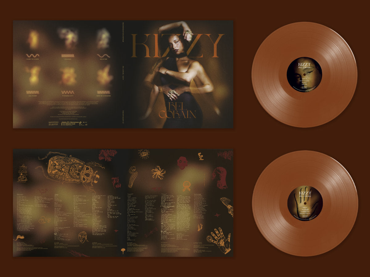 Bel Cobain - Kizzy / Limited Edition Gatefold Terracotta Colour 12" Vinyl