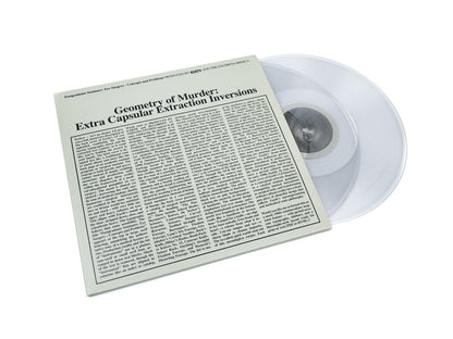 Earth X Black Noi$e - Geometry of Murder Extra Caps / Limited Edition Crystal Clear 2LP
