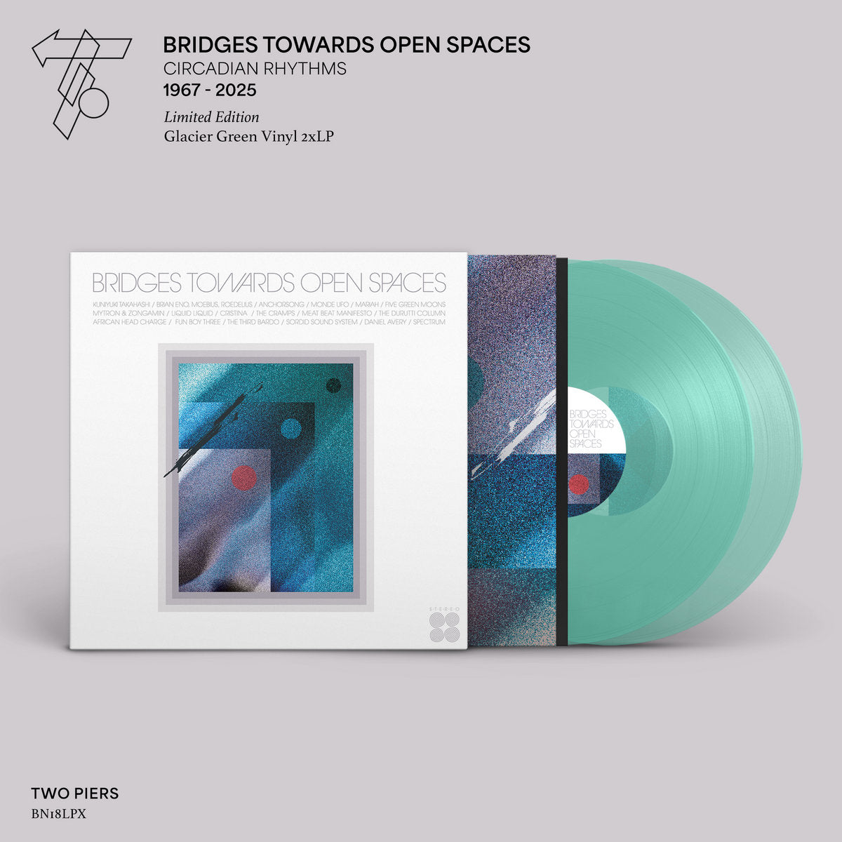 Various Artists - Bridges Towards Open Spaces: Circadian Rhythms 1967-2025 / Limited Edition Glacier Green 2LP