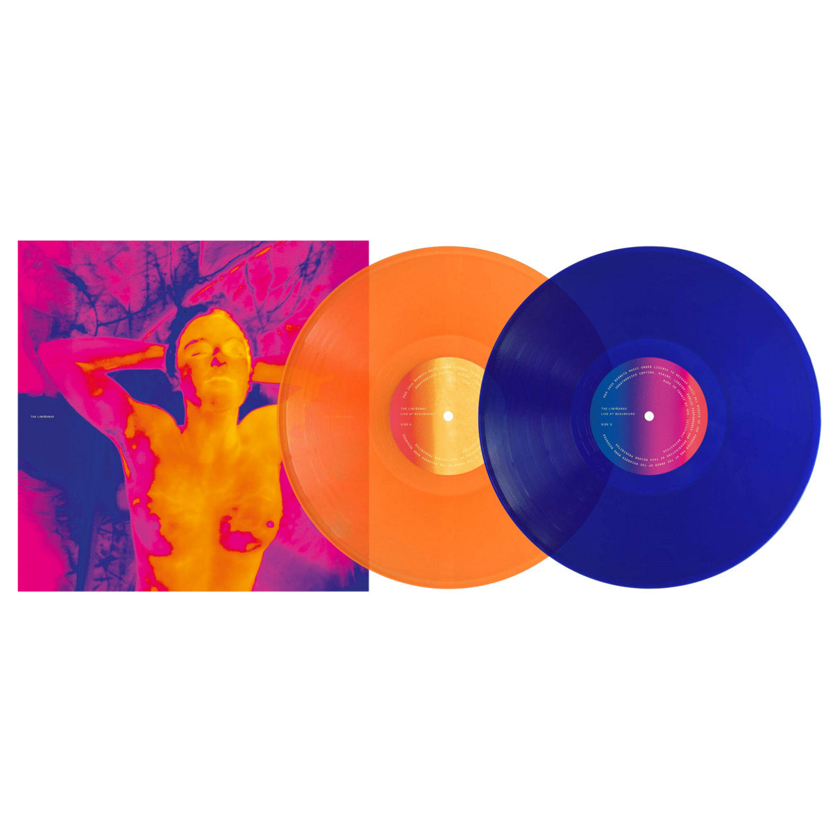 The Liminanas - Live At Beaubourg / Collector Double Clear Orange & Blue Vinyl