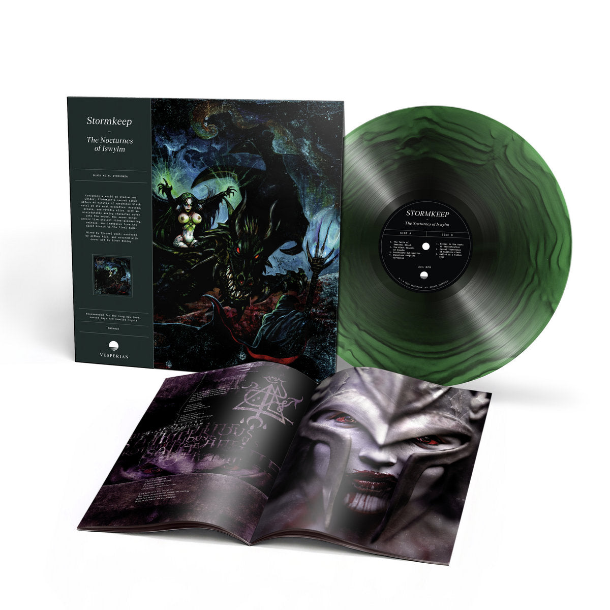 Stormkeep - The Nocturnes Of Iswyrm [Green/Black Ripple LP]