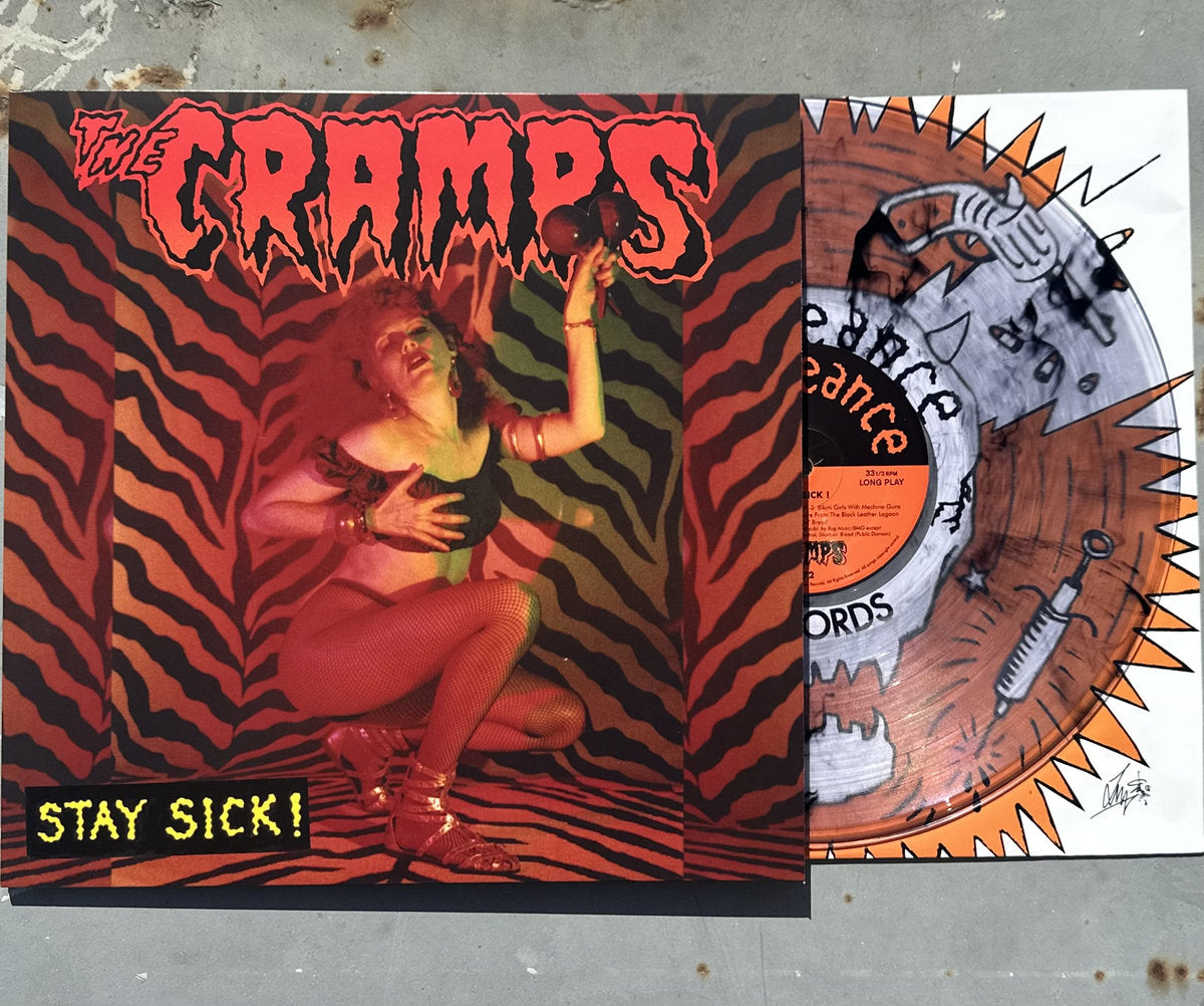 The Cramps - Stay Sick (Limited repress on Clear With Black Hi-Melt Vinyl)