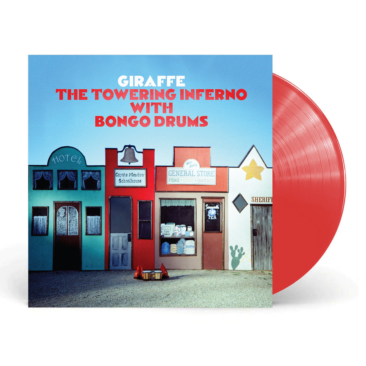 Giraffe - The Towering Inferno With Bongo Drums / Transparent red vinyl