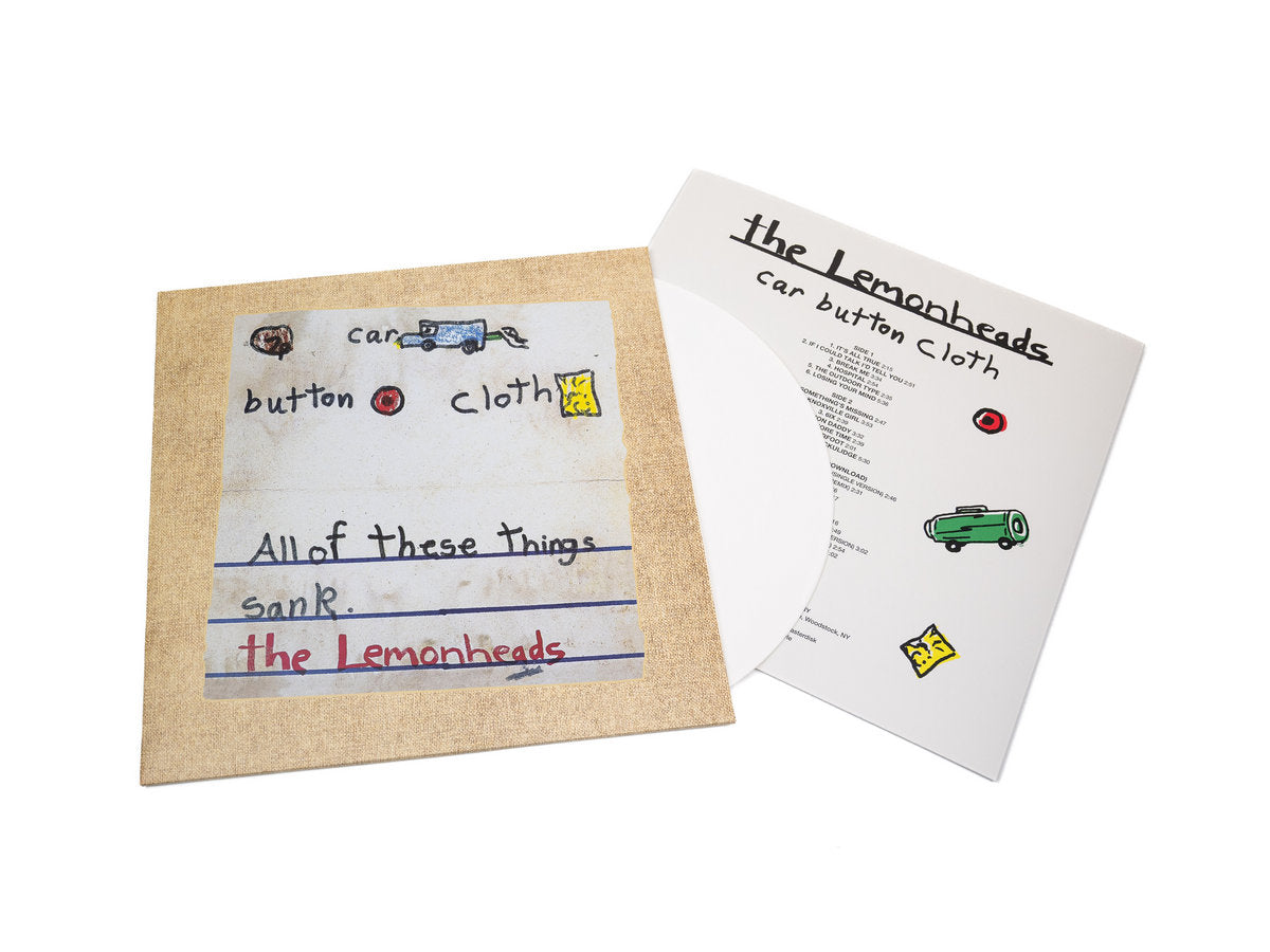The Lemonheads - Car Button Cloth [Limited 30th Anniversary white LP]