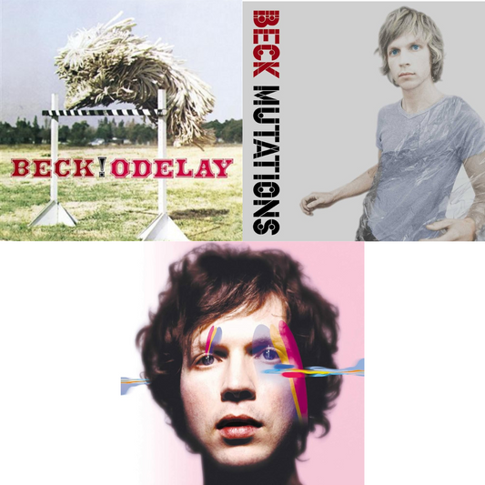 3 vinyles de Beck période 1996-2002