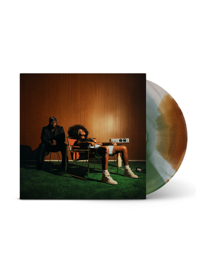 BLK Odyssy - Mood Control / Green, brown & white A side B side vinyl