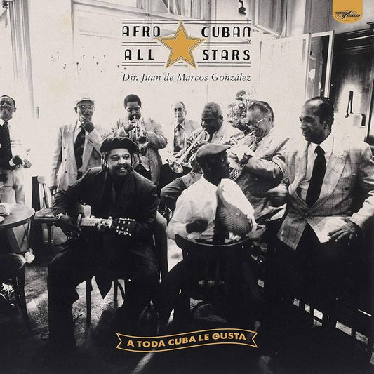 Afro Cuban All Stars - A Toda Cuba Le Gusta / White, blue & red inkimplision 2LP