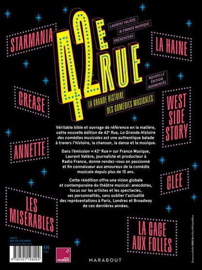 42e Rue, La grande histoire des comédies musicales [Nouvelle édition augmentée] - Laurent Vali�re