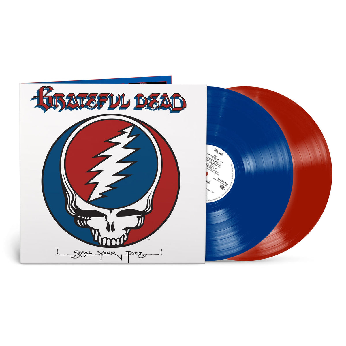 Grateful Dead - Steal Your Face [50th Anniversary remaster live album / Limited edition Grateful red & Stealie blue 2LP]