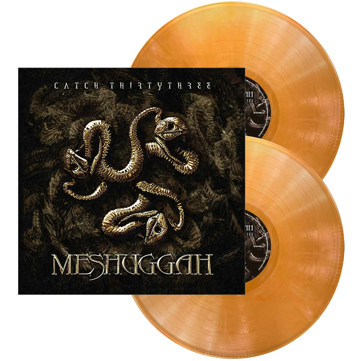 Meshuggah - Catch Thirtythree | Limited Edition 20th Anniversary Gold & White Marbled Vinyl