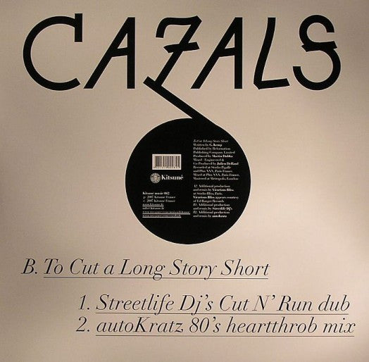 Cazals - To Cut A Long Story Short