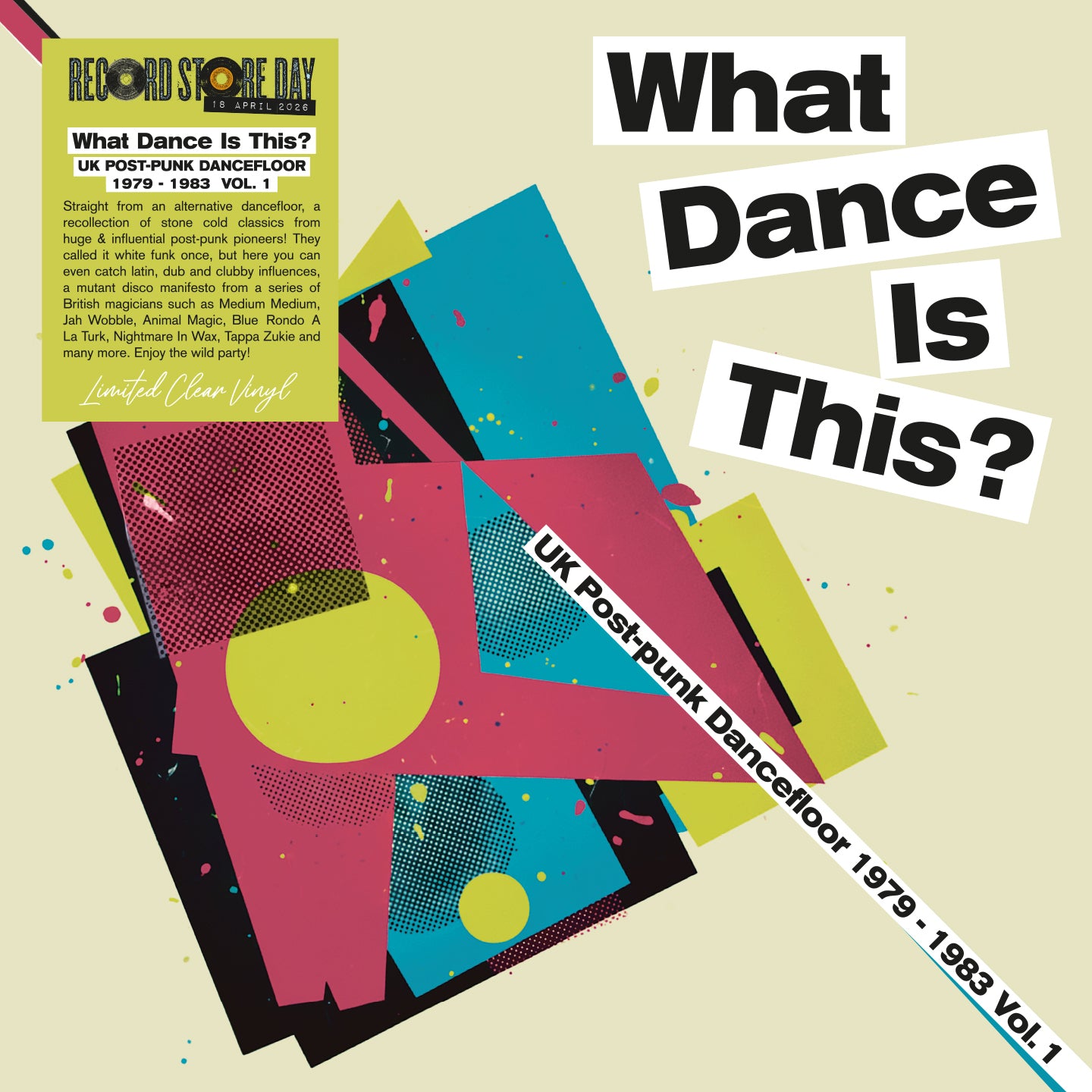 Various Artists - What Dance Is This? UK Post Punk Dancefloor Vol.1 1979-1983 / Clear Vinyl