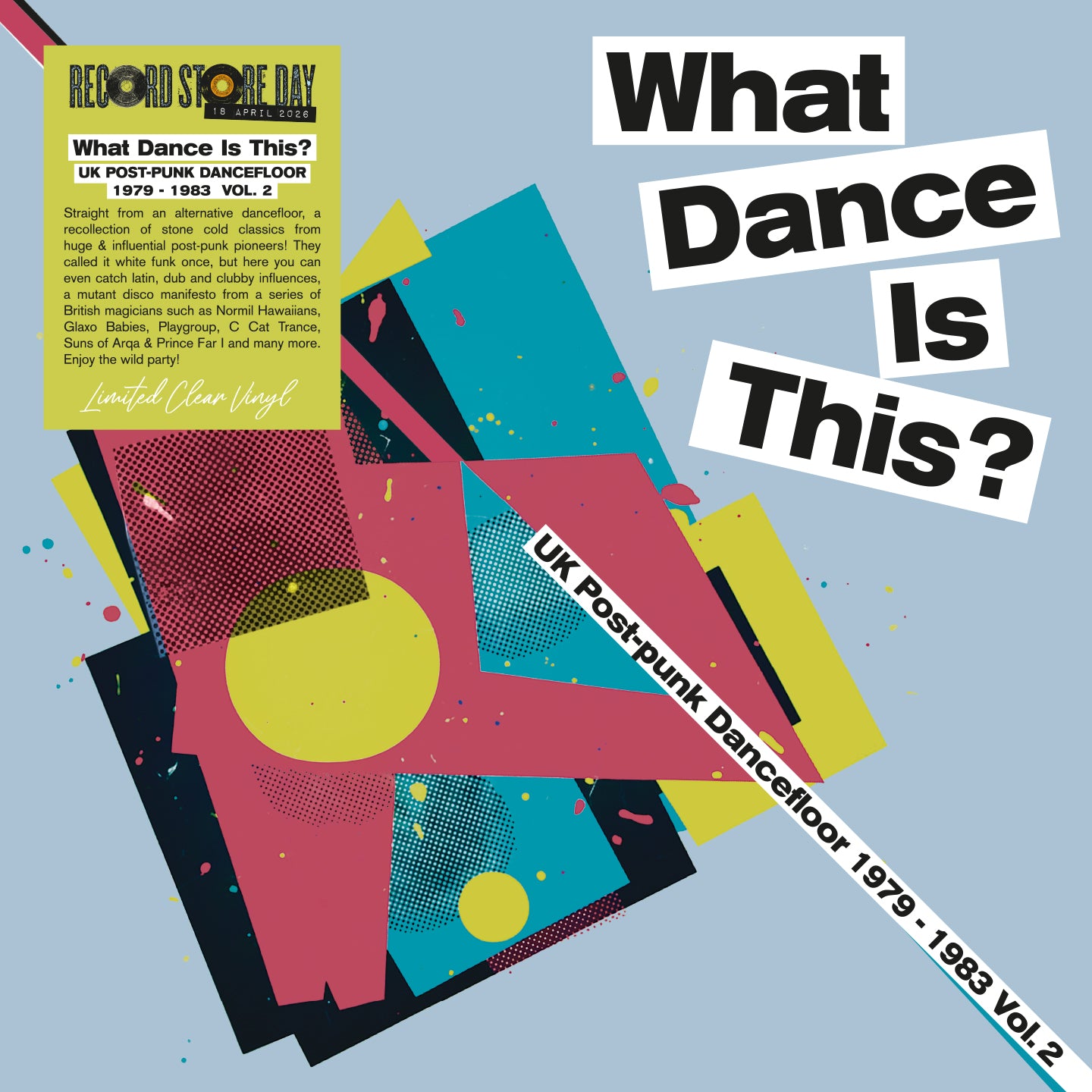 Various Artists - What Dance Is This? UK Post Punk Dancefloor Vol.2 1979-1983 / Clear Vinyl