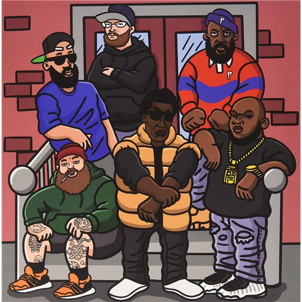 Labba X Pf Cuttin - 1000Lbs B/W World Famous