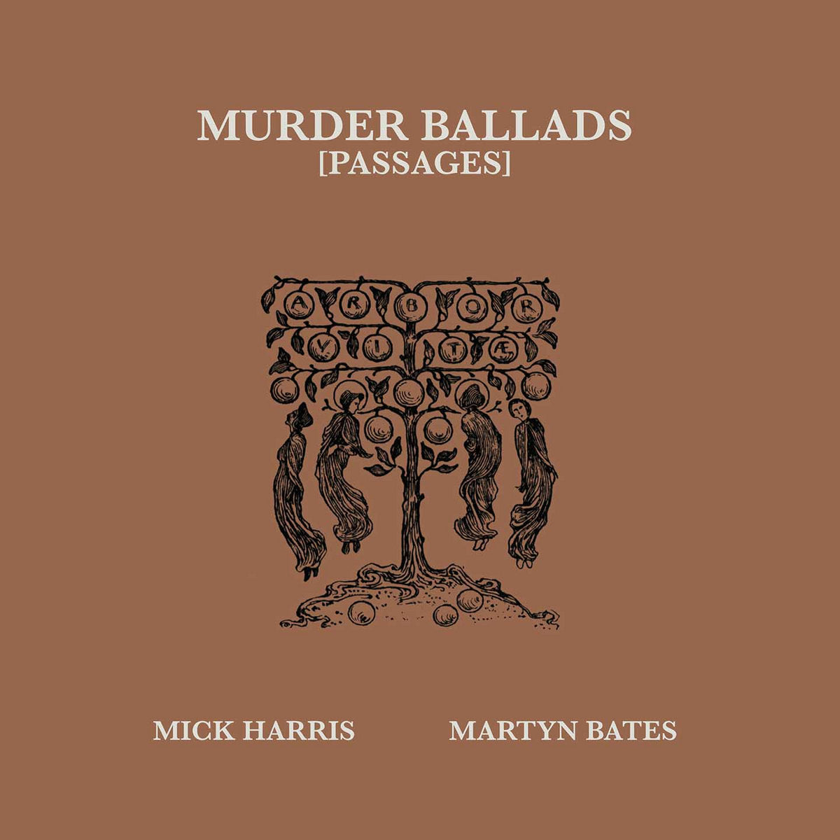 Mick Harris & Martyn Bates - Murder Ballads [Passages] / 2LP Limited Edition Textured Sleeve + Marbled Vinyls