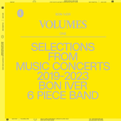 Bon Iver - Volumes: One "Selections from Music Concerts 19-23 6 Pieces Band"