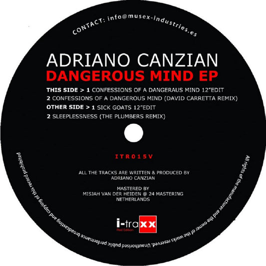 Adriano Canzian - Dangerous Mind EP