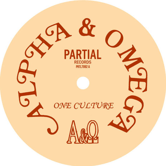 Alpha & Omega - One Culture 7'