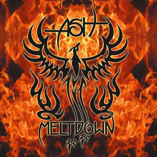 Ash - Meltdown | Orange & Black Splatter Vinyl
