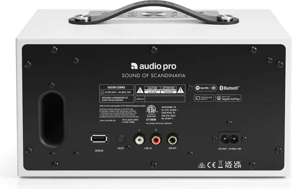 Audio Pro - C5MKII Arctic White | Enceintes Actives Connectées
