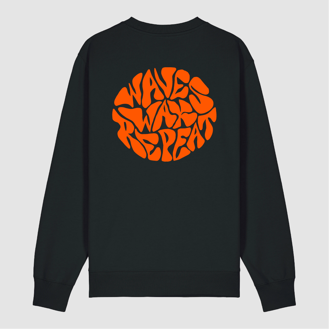 Crew Wave Wax Repeat Black / Orange
