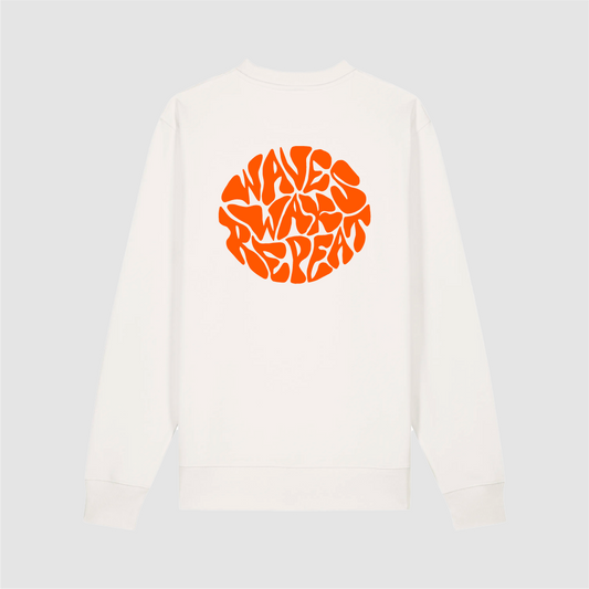 Crew Wave Wax Repeat Off White/ Orange