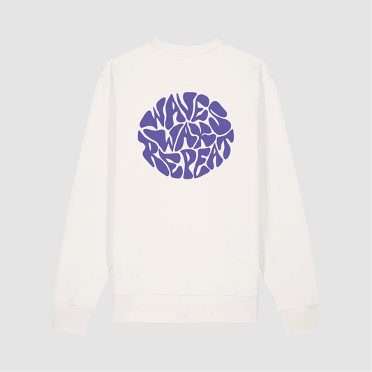 Crew Wave Wax Repeat Off White / Violet