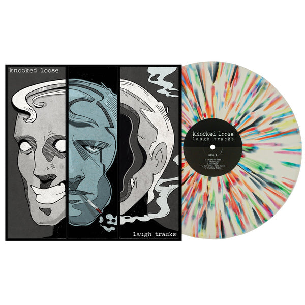 Knocked Loose - Laugh Tracks (Bone With Rainbow Splatter)
