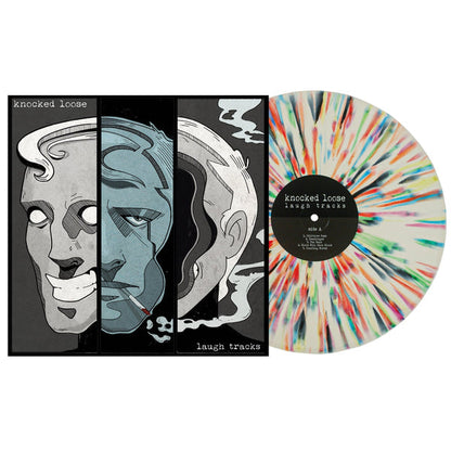 Knocked Loose - Laugh Tracks (Bone With Rainbow Splatter)