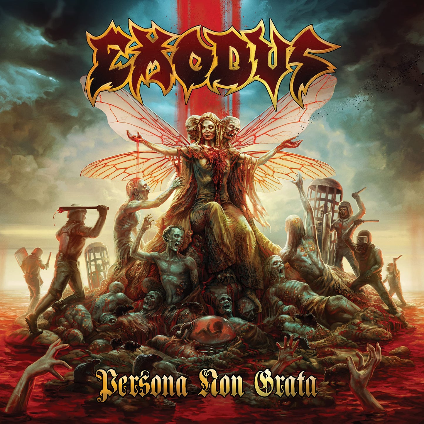 Exodus - Persona Non Grata | Vinyl Clear & Gold & Black & Turqupoise Splatter